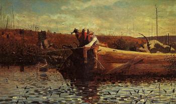 Winslow Homer : Waiting for a Bite